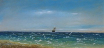 Navegando en el mar 1884 Romántico Ivan Aivazovsky ruso Pinturas al óleo